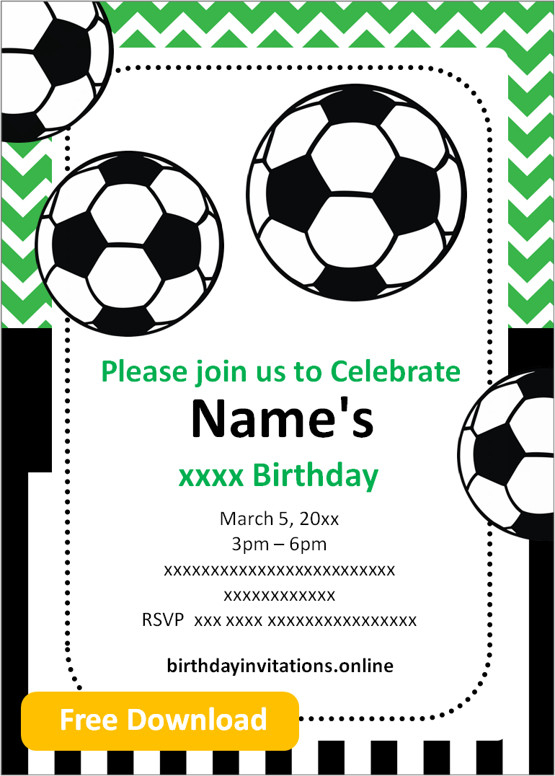 FREE Printable Boy Birthday Invitations Templates Party Invitation
