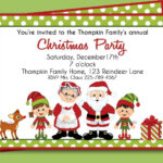 Free Printable Christmas Party Flyer Templates Cards Design Templates