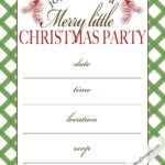 Free Printable Christmas Party Invitation Moritz Fine Designs