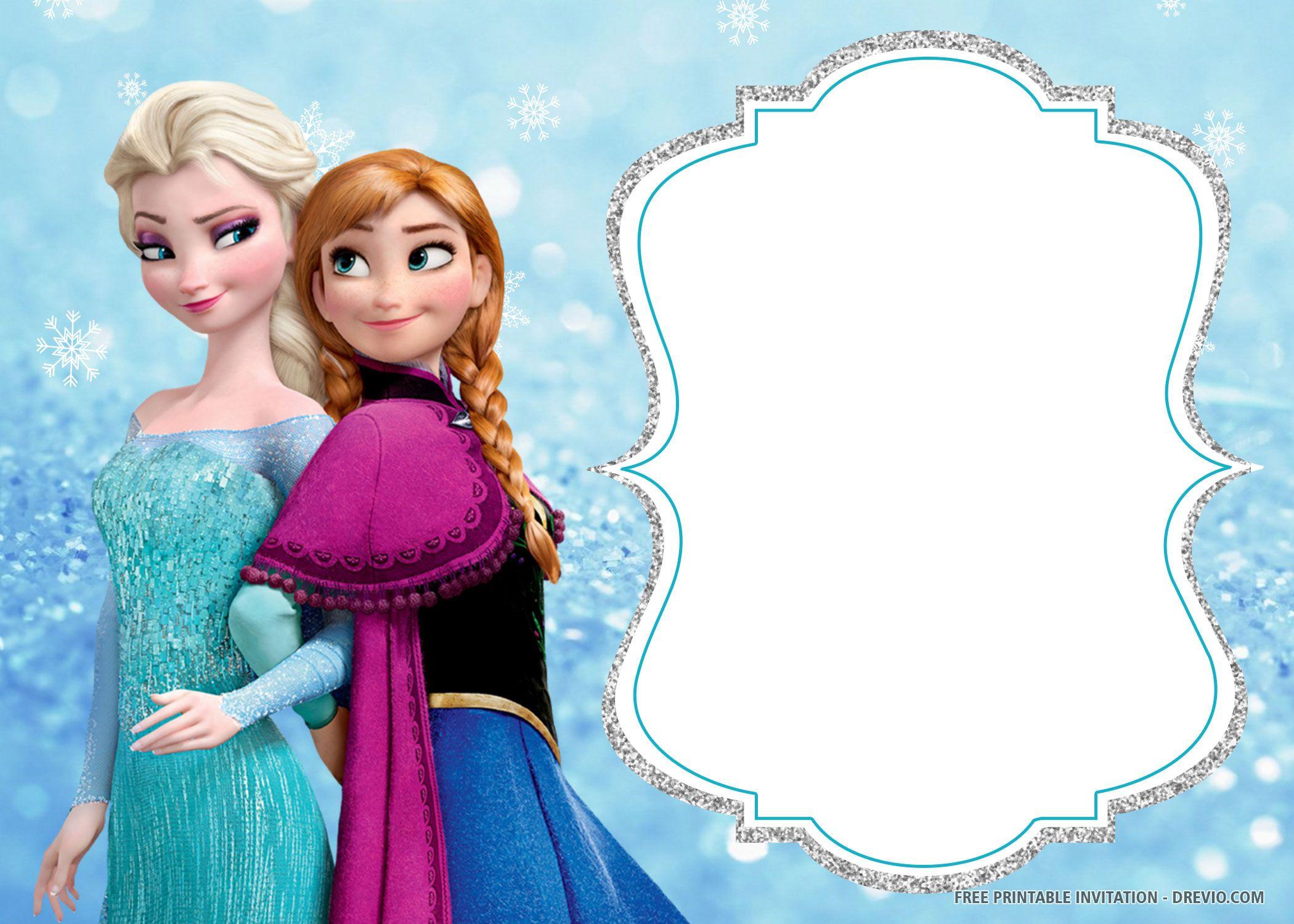 Free Printable Frozen Birthday Invitation Templates Frozen Birthday 