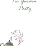 FREE Printable Garden Tea Party Invitation Templates Tea Party