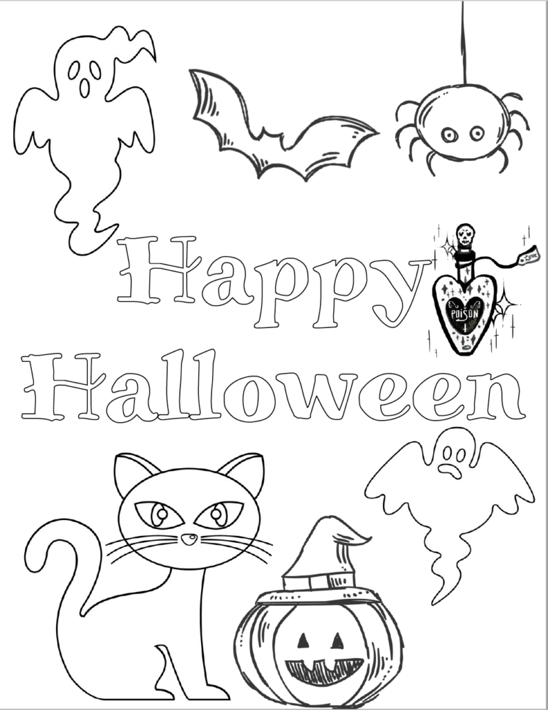 Free Printable Halloween Coloring Pages For Kids