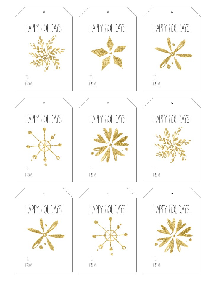 Free Printable Holiday Gift Tags It All Started With Paint