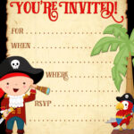 FREE Printable Pirate Party Invitation Pirate Invitations