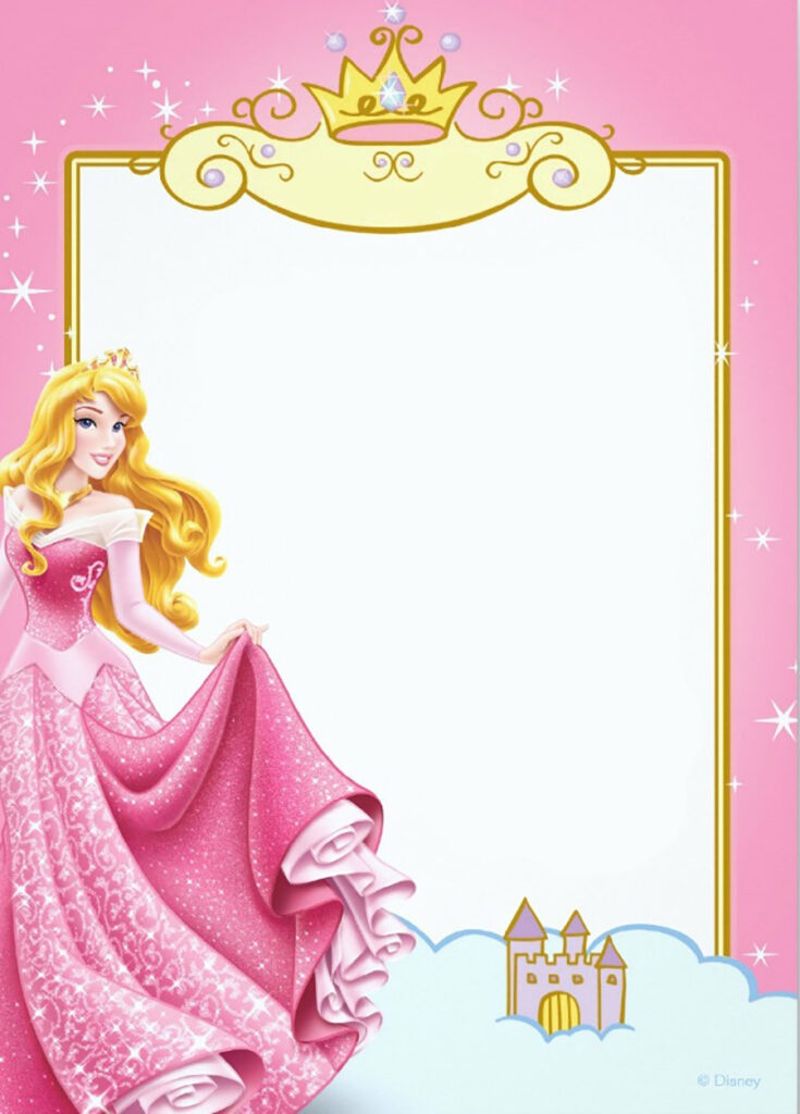 Free Printable Princess Invitation Templates Invitations Online