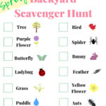 Free Printable Spring Scavenger Hunt For Kids Scavenger Hunt For Kids
