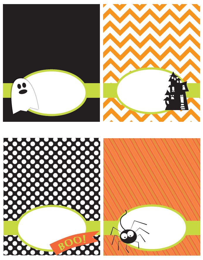 FREE PRINTABLES A Frightfully Delightful Halloween Party I Dig 