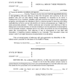 Free Texas General Financial Power Of Attorney Form PDF EForms