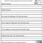 Fun First Grade Writing Worksheets To Print Learning Printable 1st