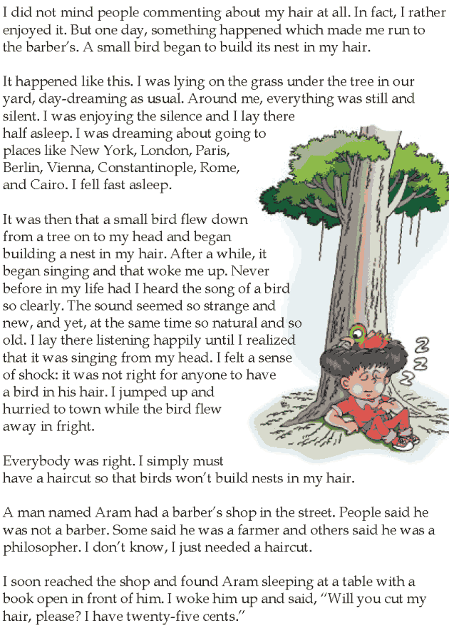 Grade 5 Reading Lesson 25 Short Stories The Barber s Uncle 5th 