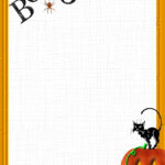 Halloween 1 FREE Stationery Template Downloads
