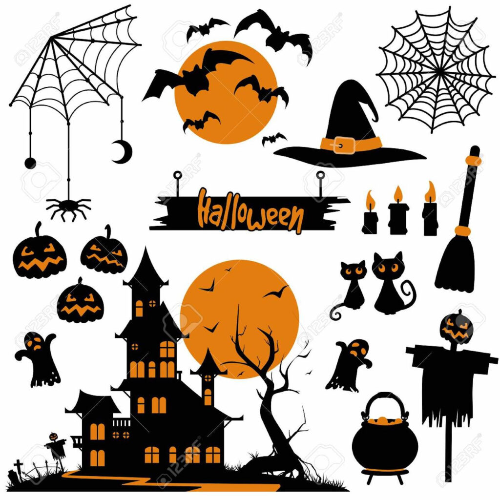 Halloween Clipart Coloring And Other Free Printable Sharable Designs