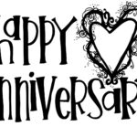 Happy Anniversary Coloring Pages Coloring Home