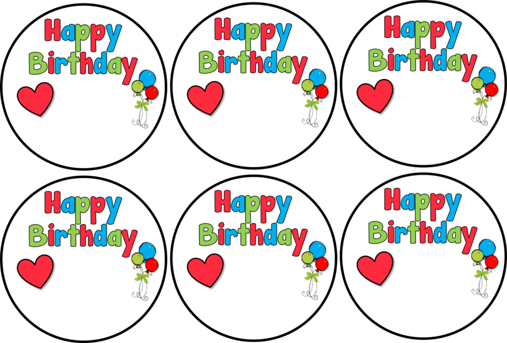 Happy Birthday Free Printable Birthday Labels And Tags