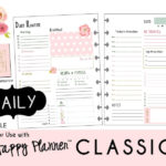 HAPPY PLANNER Daily Planner Refills Printable PDF Classic Etsy