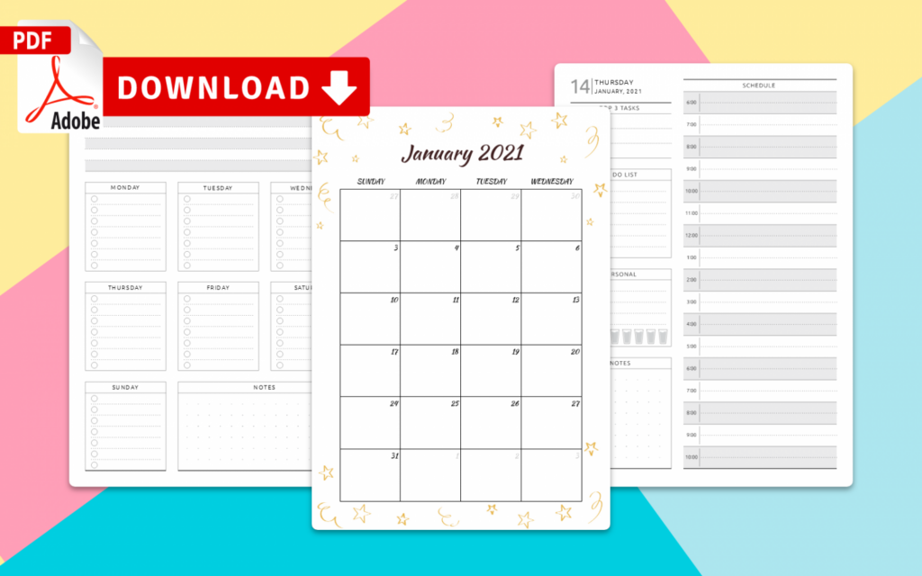 Happy Planner Inserts Download Printable PDF