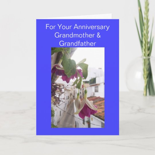 Happy Wedding Anniversary Grandma And Grandpa Card Zazzle