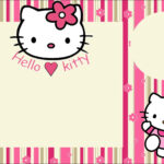 Hello Kitty With Flowers Free Printable Invitations Oh My Fiesta