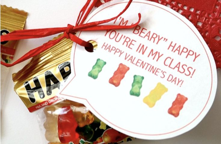 I m Beary Happy You re In My Class C R A F T Bear Valentines 