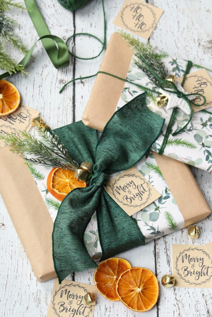 Kraft Paper Free Printable Christmas Gift Tags And Gift Wrapping Ideas 