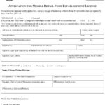 Mississippi Application For Mobile Retail Food Establishment License