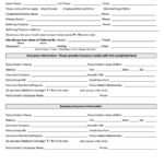 Patient Demographic Form Printable Pdf Download