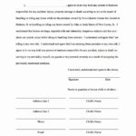Personal Injury Waiver Form Awesome Free Printable Liability Form Form