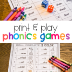 Phonics Games For First Grade Susan Jones Teaching