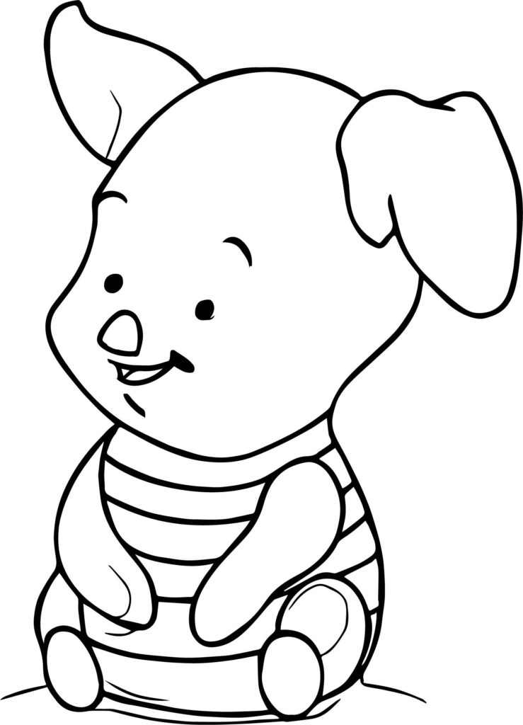Piglet Coloring Pages At GetColorings Free Printable Colorings 