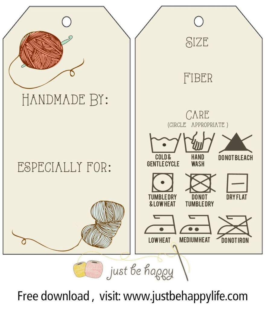 Pin By Minh Nguyen On Drawing Crochet Labels Knitting Gift Crochet 