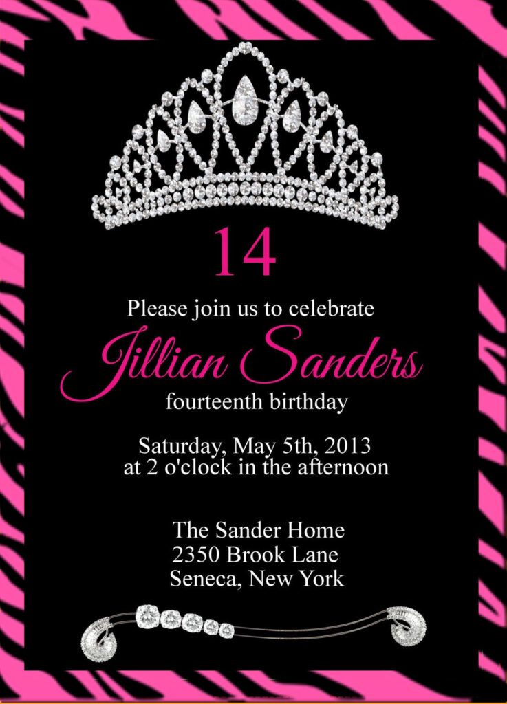 Pin On Girl Birthday Party Invitations
