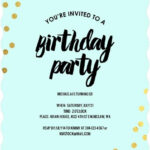 Pin On Printable Birthday Invitation Card Template