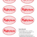 Popcorn Bag Label Templates Printable Pdf Download