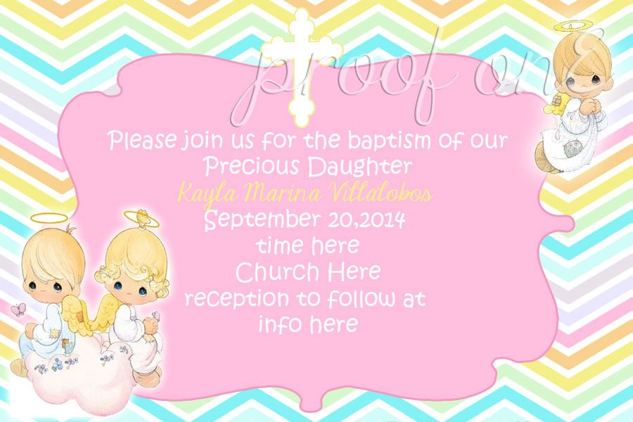 Precious Moments Invitation Https www facebook 