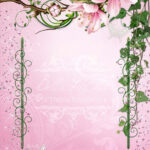 Pretty Pink Party Invitation Blank Downloadable