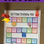 Printable Getting To Know You Board Game Great First Day Of School Ice