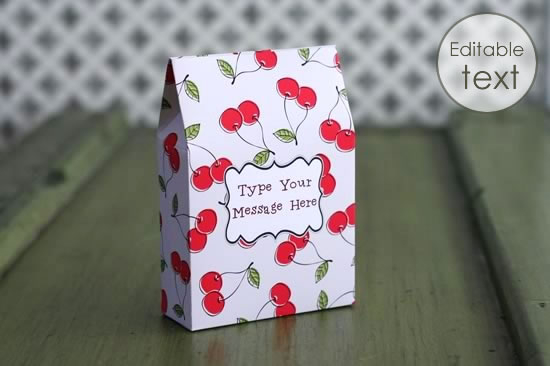 Printable Gift Bag Template Free Download