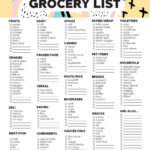 Printable Grocery List Today s Mama