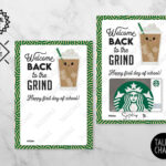 PRINTABLE Starbucks Gift Card Holder For Teachers Last Etsy