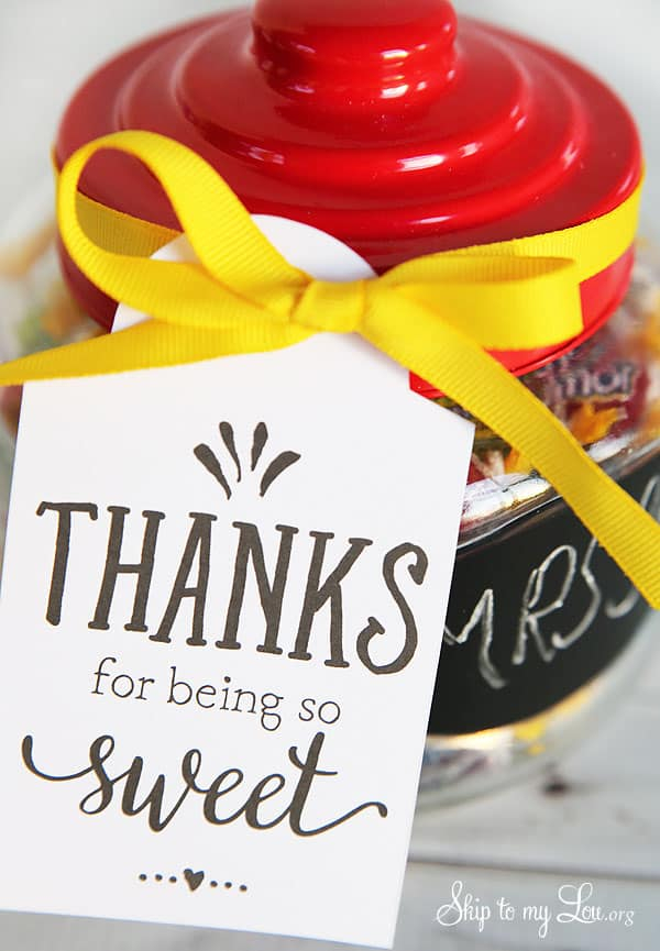 Printable Teacher Appreciation Gift Tags Skip To My Lou