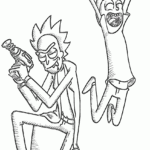 Rick And Morty Coloring Pages To Download And Print For Free