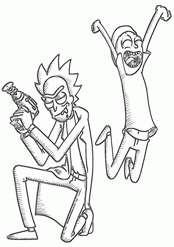 Rick And Morty Coloring Pages To Download And Print For Free