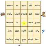 Second Grade Sight Word Bingo Second Grade Sight Words Word Bingo