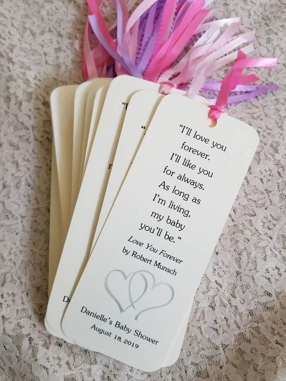 Set Of 8 Children Book Theme Bookmark Favors Baby Shower Etsy 