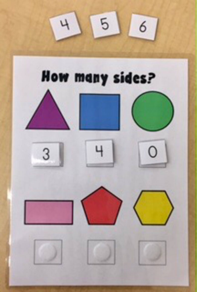 Shape Sides Game Kids Games Puzzles Preschool Kindergarten Etsy 