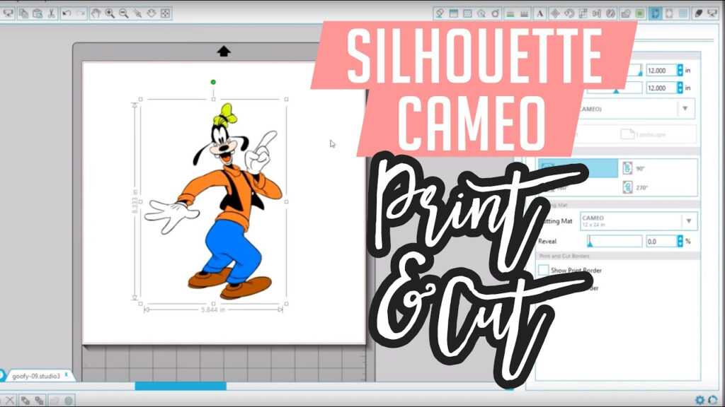 Silhouette Cameo Print And Cut Tutorial YouTube