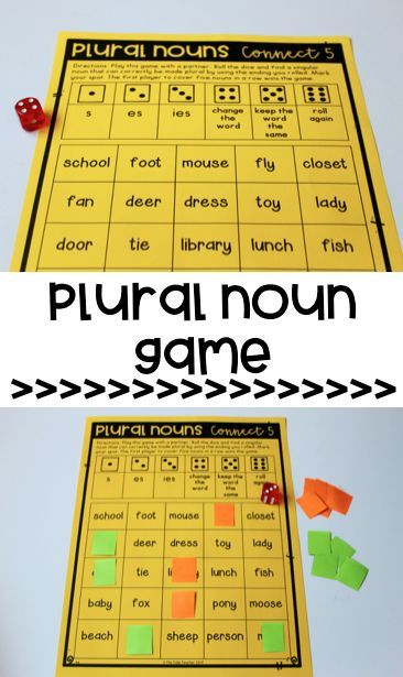 Singular And Plural Noun Games And Quiz Actividades De Ingles Plural 
