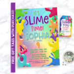 SLIME Party Printables Slime Invitation Slime Birthday Etsy