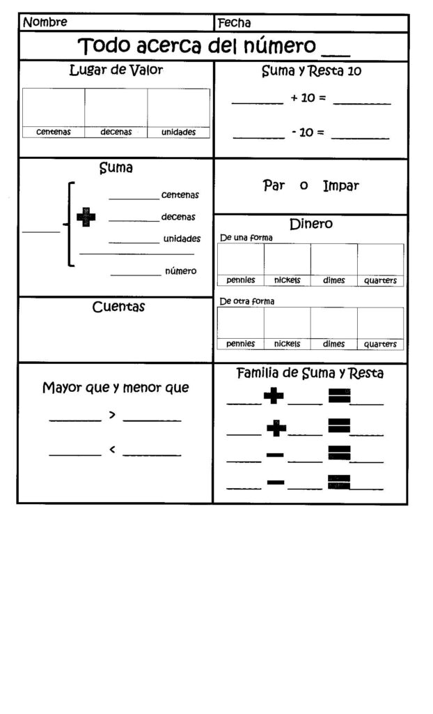Spanish Printable Worksheets For First Grade Learning How To Read