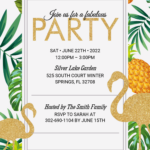 Summer Party Invitation Templates Editable With MS Word Summer